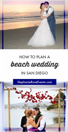 how to plan a San Diego beach wedding